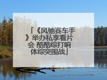 《风驰赛车手》举办私享看片会 酷酷综打响体综突围战