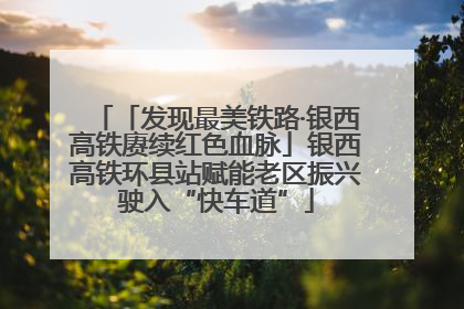 「发现最美铁路·银西高铁赓续红色血脉」银西高铁环县站赋能老区振兴驶入“快车道”