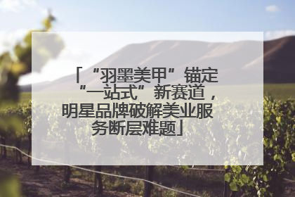 “羽墨美甲”锚定“一站式”新赛道，明星品牌破解美业服务断层难题