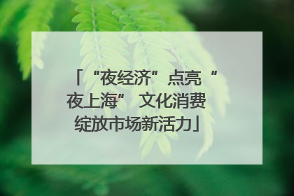 “夜经济”点亮“夜上海” 文化消费绽放市场新活力