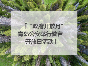 “政府开放月”青岛公安举行警营开放日活动
