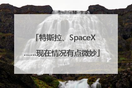 特斯拉、SpaceX……现在情况有点微妙
