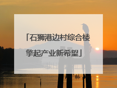 石狮港边村综合楼擎起产业新希望