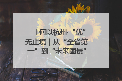 何以杭州·“优”无止境｜从“全省第一”到“未来图景” 余杭加速航行