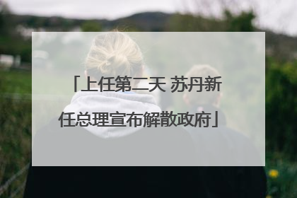 上任第二天 苏丹新任总理宣布解散政府