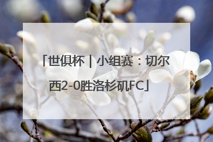 世俱杯｜小组赛：切尔西2-0胜洛杉矶FC