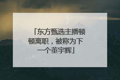 东方甄选主播顿顿离职，被称为下一个董宇辉