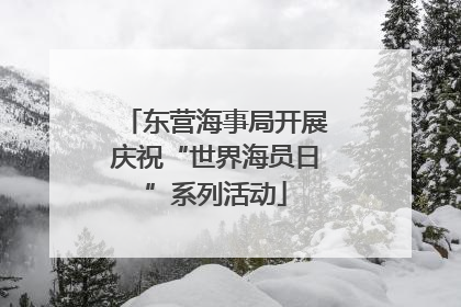 东营海事局开展庆祝“世界海员日”系列活动