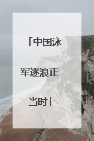 中国泳军逐浪正当时