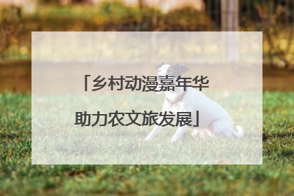 乡村动漫嘉年华助力农文旅发展