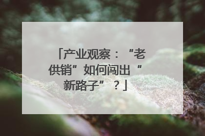 产业观察：“老供销”如何闯出“新路子”？