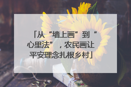 从“墙上画”到“心里法”，农民画让平安理念扎根乡村