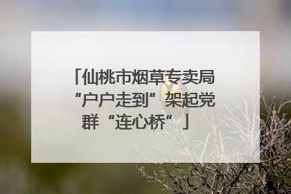 仙桃市烟草专卖局“户户走到”架起党群“连心桥”