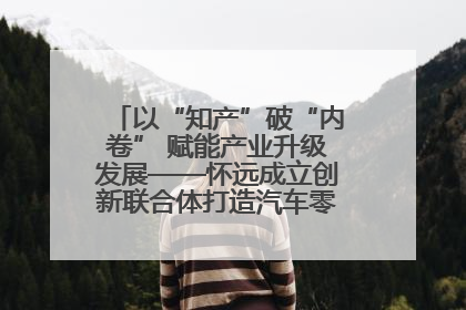 以“知产”破“内卷” 赋能产业升级发展——怀远成立创新联合体打造汽车零部件产业新高地