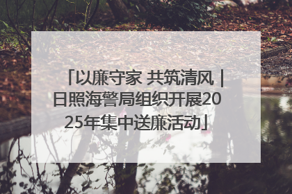 以廉守家 共筑清风｜日照海警局组织开展2025年集中送廉活动