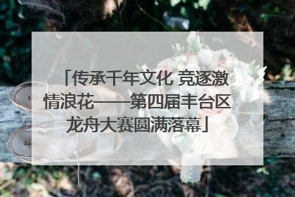 传承千年文化 竞逐激情浪花——第四届丰台区龙舟大赛圆满落幕
