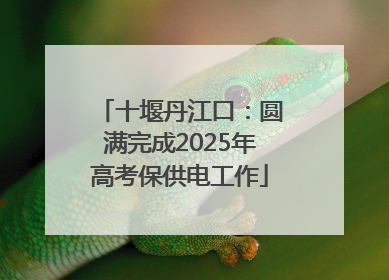 十堰丹江口：圆满完成2025年高考保供电工作