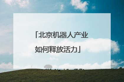 北京机器人产业如何释放活力