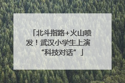 北斗指路+火山喷发！武汉小学生上演“科技对话”