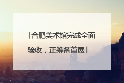 合肥美术馆完成全面验收，正筹备首展