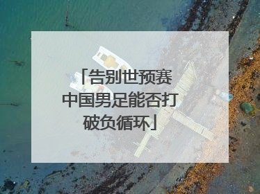 告别世预赛 中国男足能否打破负循环