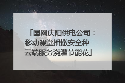 国网庆阳供电公司：移动课堂播撒安全种 云端服务浇灌节能花
