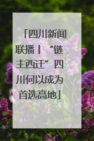 四川新闻联播丨“链主西迁”四川何以成为首选高地