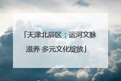 天津北辰区：运河文脉滋养 多元文化绽放