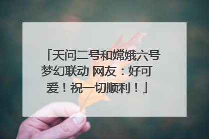 天问二号和嫦娥六号梦幻联动 网友：好可爱！祝一切顺利！