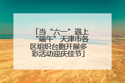 当“六一”遇上“端午”天津市各区组织台胞开展多彩活动迎庆佳节