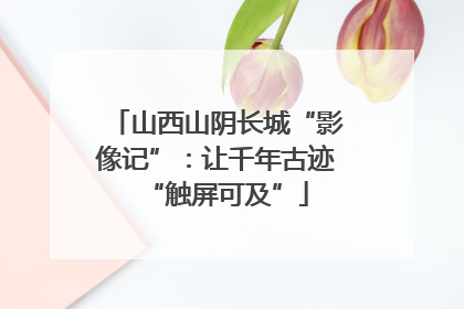 山西山阴长城“影像记”：让千年古迹“触屏可及”