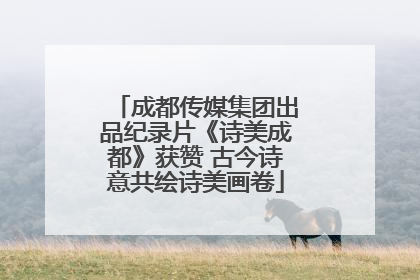 成都传媒集团出品纪录片《诗美成都》获赞 古今诗意共绘诗美画卷