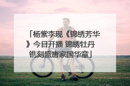 杨紫李现《锦绣芳华》今日开播 锦绣牡丹镌刻盛唐家国华章