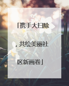 携手大扫除，共绘美丽社区新画卷