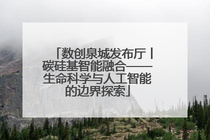 数创泉城发布厅丨碳硅基智能融合——生命科学与人工智能的边界探索