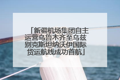 新疆机场集团自主运营乌鲁木齐至乌兹别克斯坦纳沃伊国际货运航线成功首航