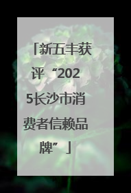 新五丰获评“2025长沙市消费者信赖品牌”