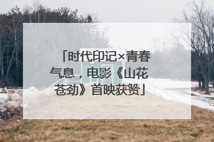 时代印记×青春气息，电影《山花苍劲》首映获赞