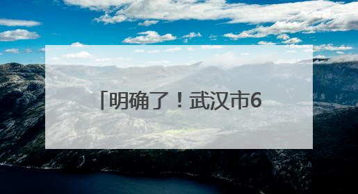 明确了！武汉市6个远城区享有这12个事项定价权限