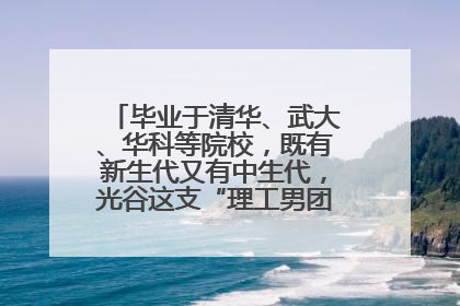 毕业于清华、武大、华科等院校，既有新生代又有中生代，光谷这支“理工男团”为何“出道”？