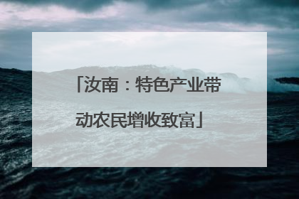 汝南：特色产业带动农民增收致富