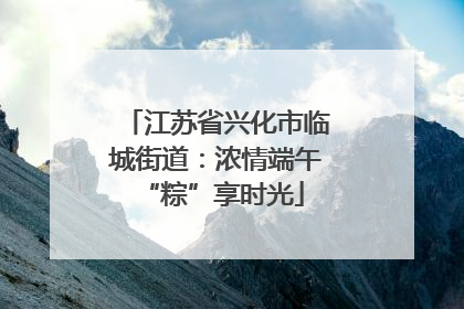 江苏省兴化市临城街道：浓情端午 “粽”享时光