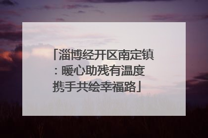 淄博经开区南定镇：暖心助残有温度 携手共绘幸福路