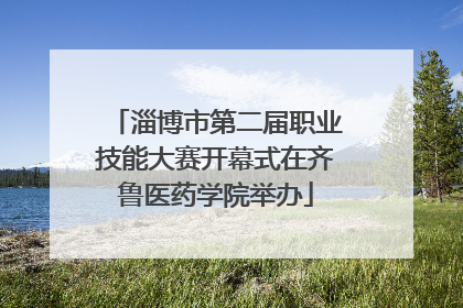 淄博市第二届职业技能大赛开幕式在齐鲁医药学院举办