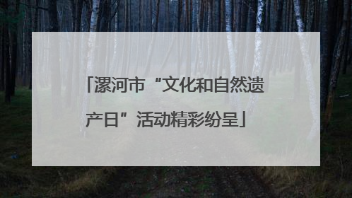 漯河市“文化和自然遗产日”活动精彩纷呈