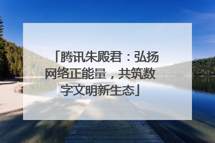 腾讯朱殿君：弘扬网络正能量，共筑数字文明新生态