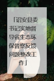 诏安县委书记实地督导省生态环保督察反馈问题整改工作