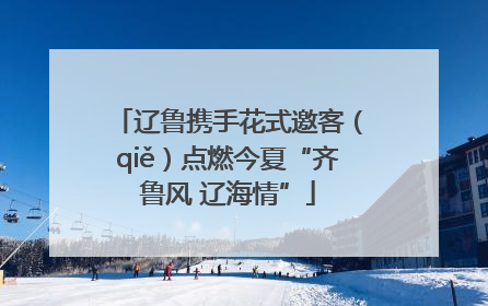 辽鲁携手花式邀客（qiě）点燃今夏“齐鲁风 辽海情”