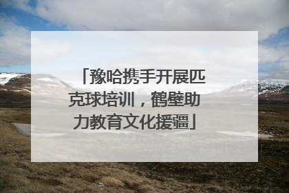 豫哈携手开展匹克球培训，鹤壁助力教育文化援疆