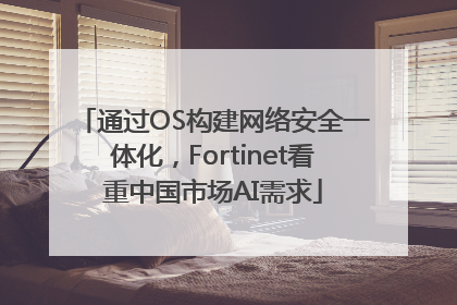 通过OS构建网络安全一体化，Fortinet看重中国市场AI需求